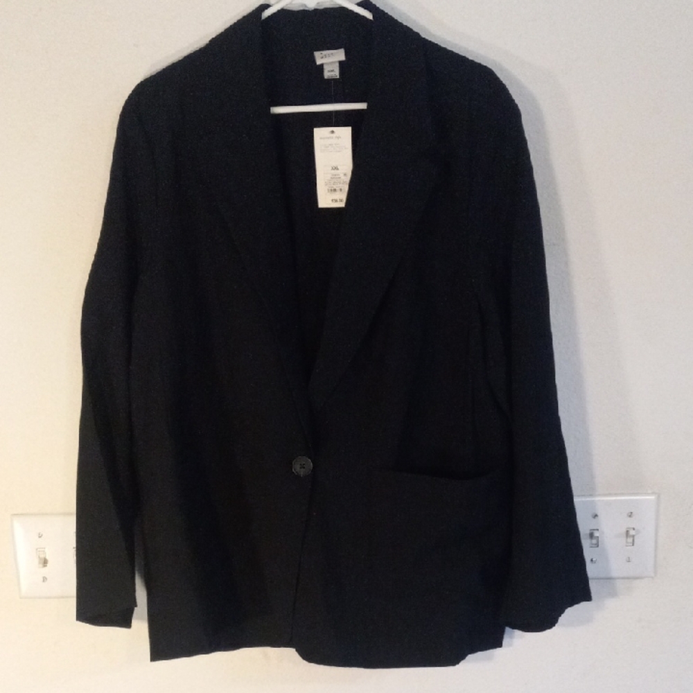 a new day Black Single-Button Blazer - Picture 1 of 5